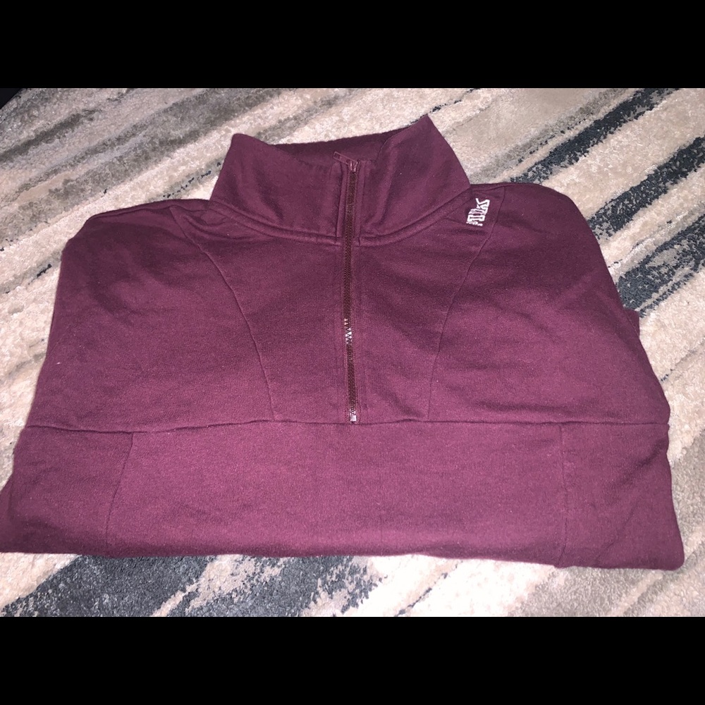 PINK zip up quarter